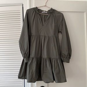 BB Dakota tiered cotton poplin dress